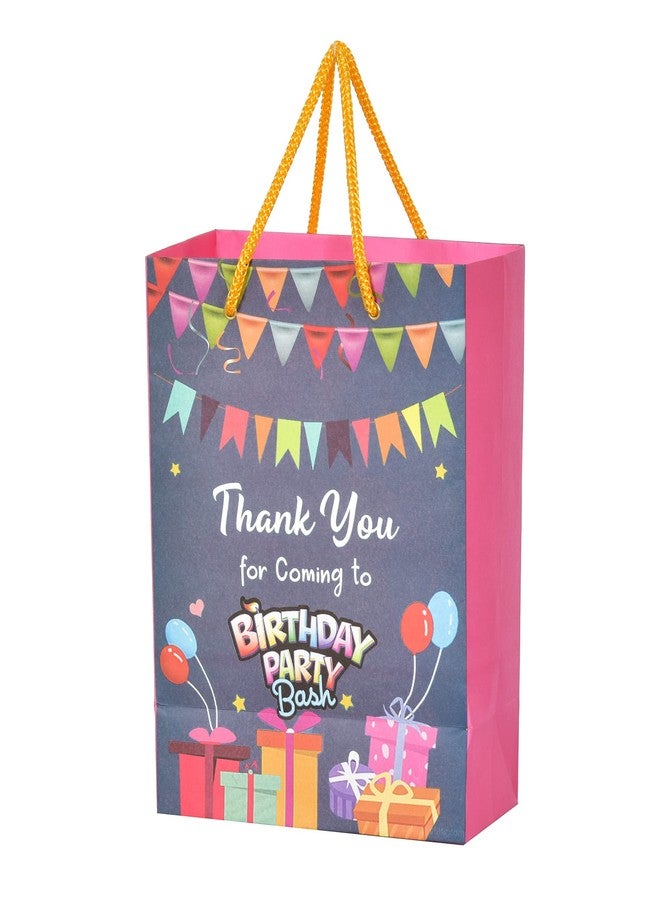 PPJ ® -THANK YOU BIRTHDAY PARTY (30 Pcs.) PAPER CARRY BAG, 10 Inch X 8 Inch X 4 Inch RETURN GIFT/HAPPY BIRTHDAY/RETURN GIFTS/GIFTS/GIFT BAGS/GIFT COVERS (Pack of 30) - Image 1